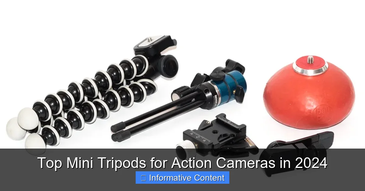 Top Mini Tripods for Action Cameras in 2024