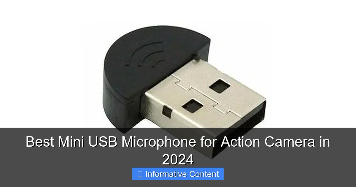 Best Mini USB Microphone for Action Camera in 2024
