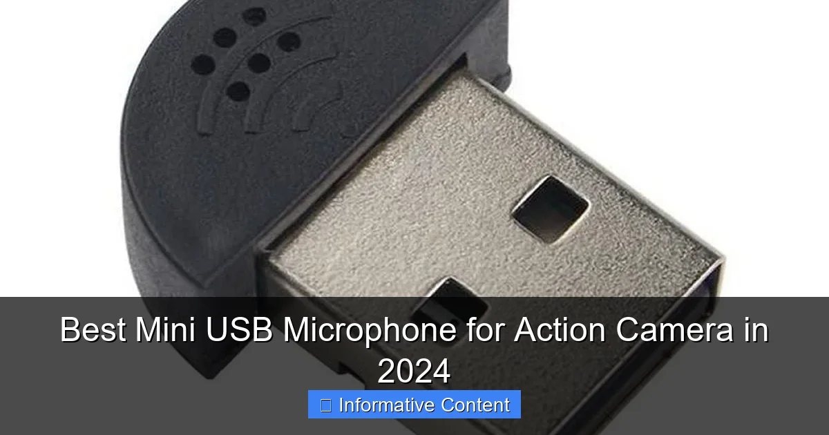 Best Mini USB Microphone for Action Camera in 2024