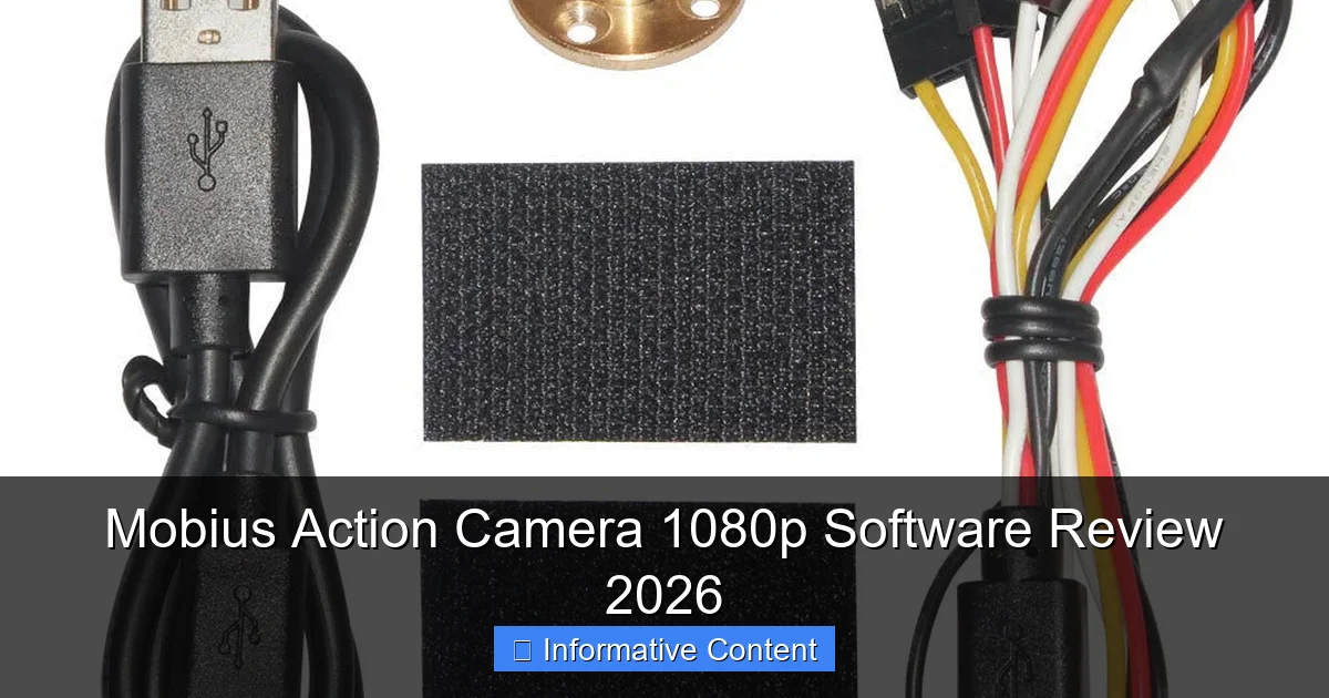 Mobius Action Camera 1080p Software Review 2026