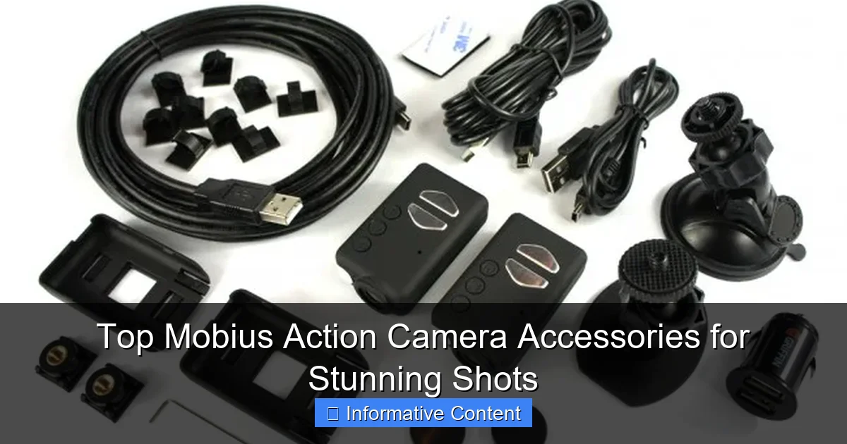 Top Mobius Action Camera Accessories for Stunning Shots