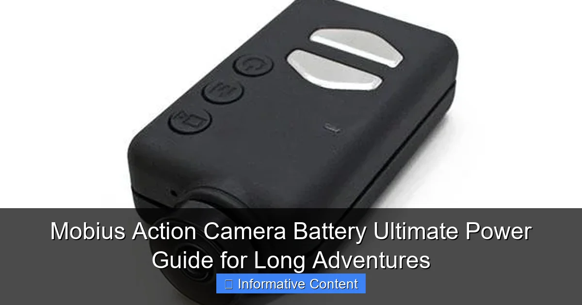 Mobius Action Camera Battery Ultimate Power Guide for Long Adventures