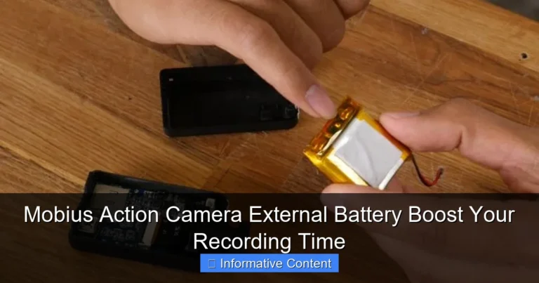 Mobius Action Camera External Battery Boost Your Recording Time