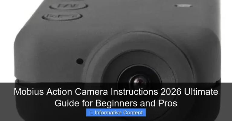 Mobius Action Camera Instructions 2026 Ultimate Guide for Beginners and Pros