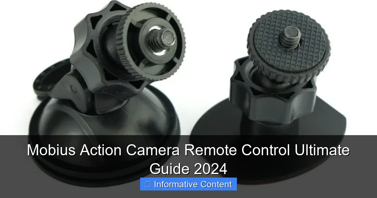 Mobius Action Camera Remote Control Ultimate Guide 2024