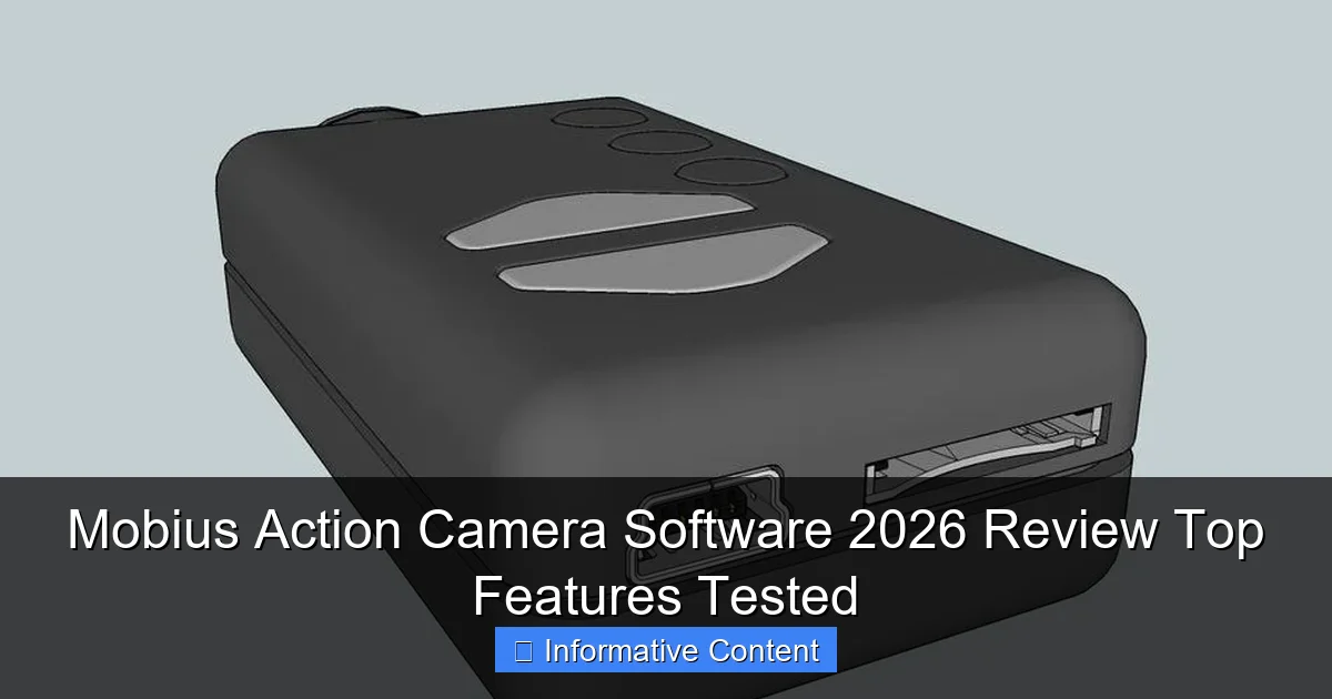 Mobius Action Camera Software 2026 Review Top Features Tested