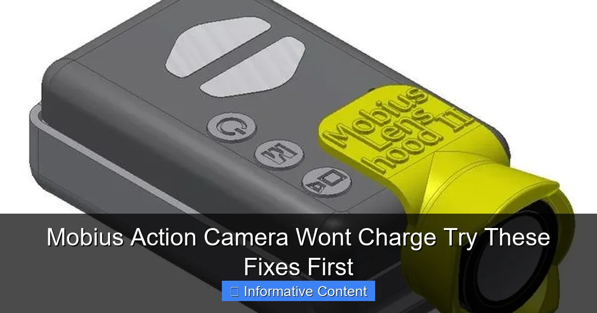 Mobius Action Camera Wont Charge Try These Fixes First
