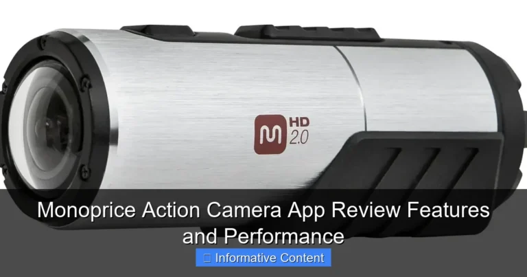 Monoprice Action Camera App Review Features and Performance