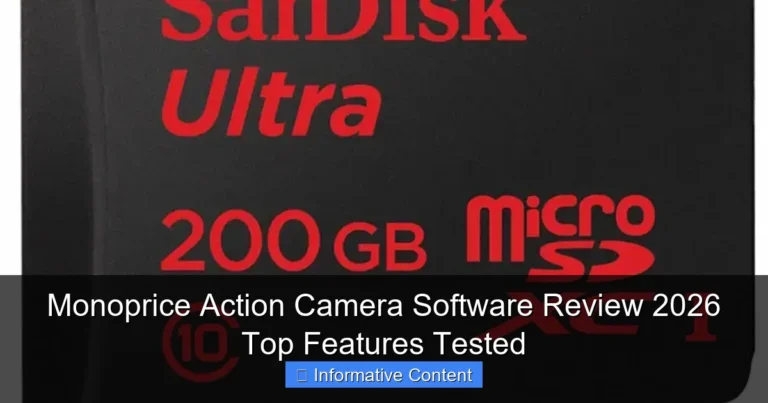 Monoprice Action Camera Software Review 2026 Top Features Tested