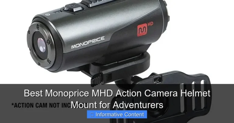 Best Monoprice MHD Action Camera Helmet Mount for Adventurers
