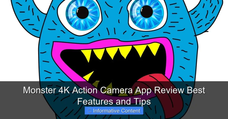 Monster 4K Action Camera App Review Best Features and Tips