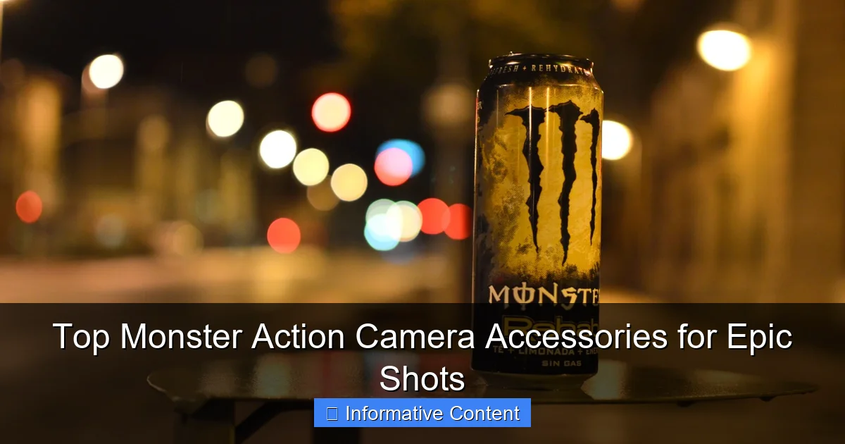 Top Monster Action Camera Accessories for Epic Shots
