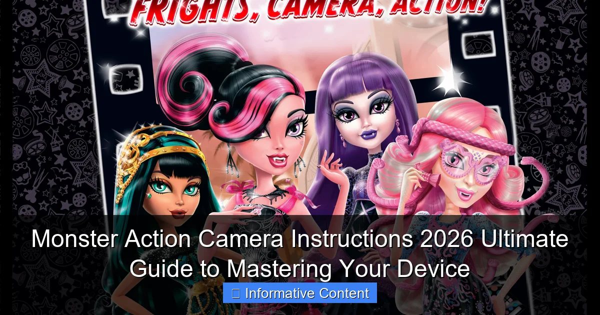 Monster Action Camera Instructions 2026 Ultimate Guide to Mastering Your Device