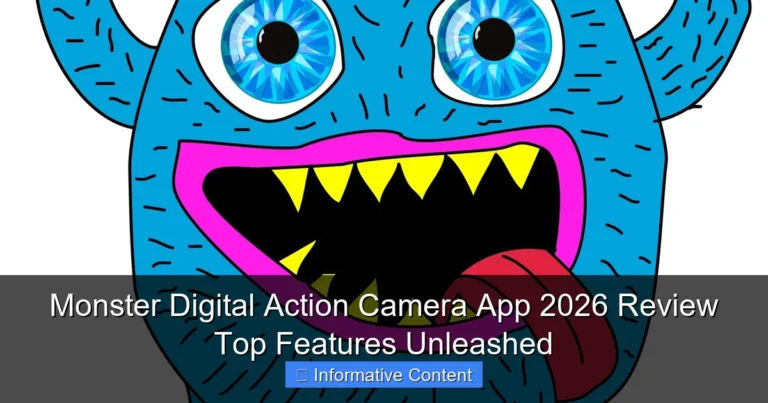 Monster Digital Action Camera App 2026 Review Top Features Unleashed