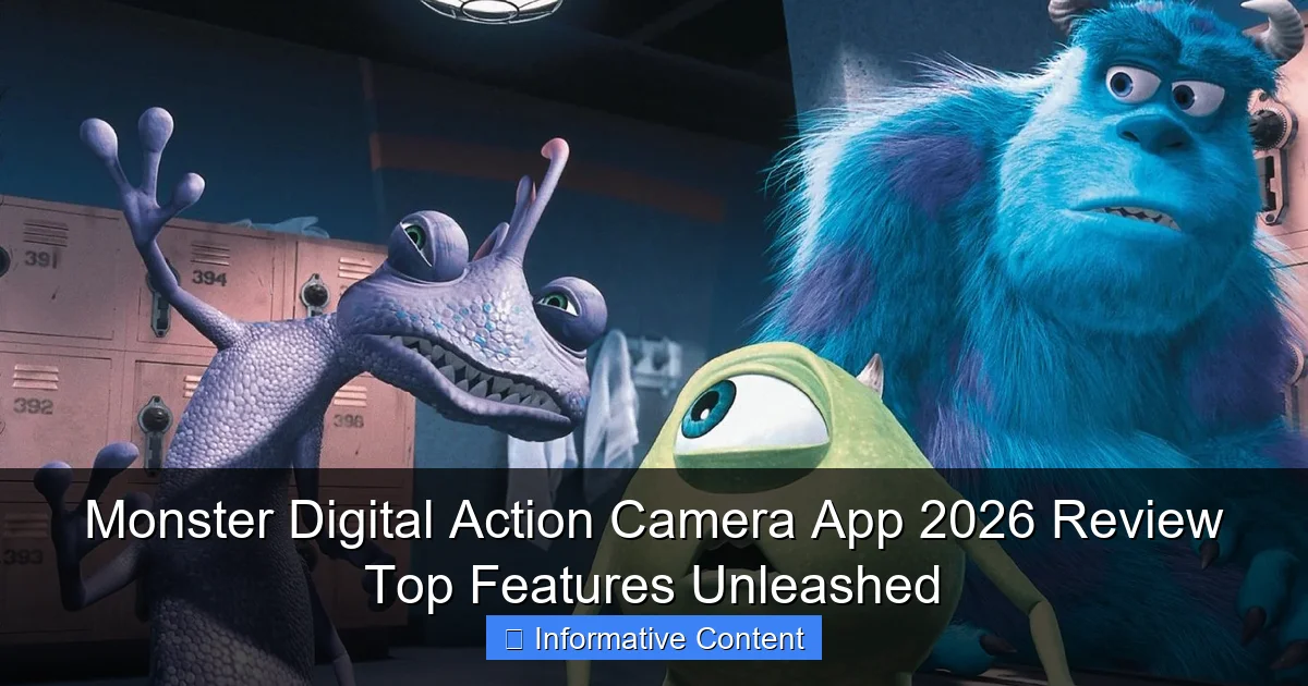 Monster Digital Action Camera App 2026 Review Top Features Unleashed