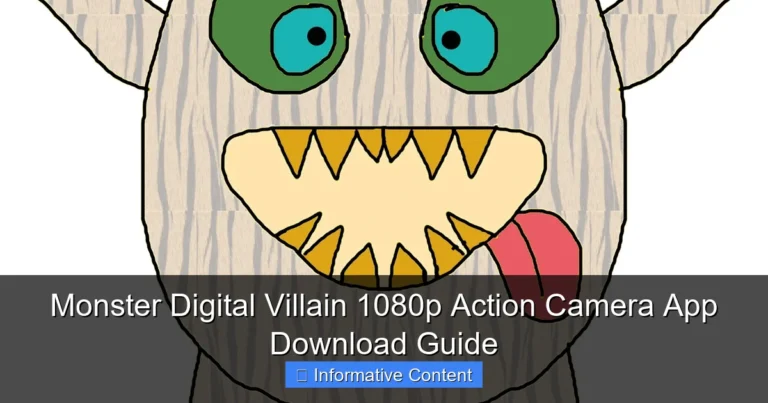 Monster Digital Villain 1080p Action Camera App Download Guide