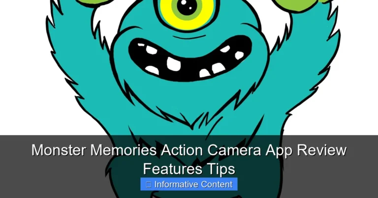 Monster Memories Action Camera App Review Features Tips
