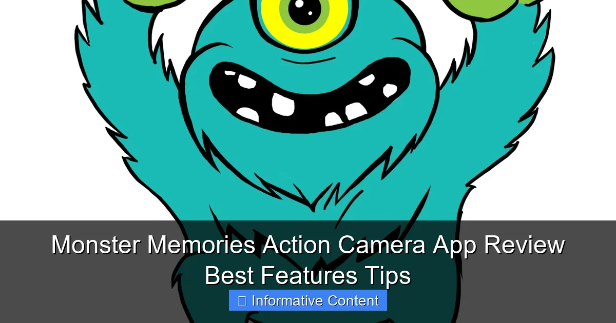 Monster Memories Action Camera App Review Best Features Tips