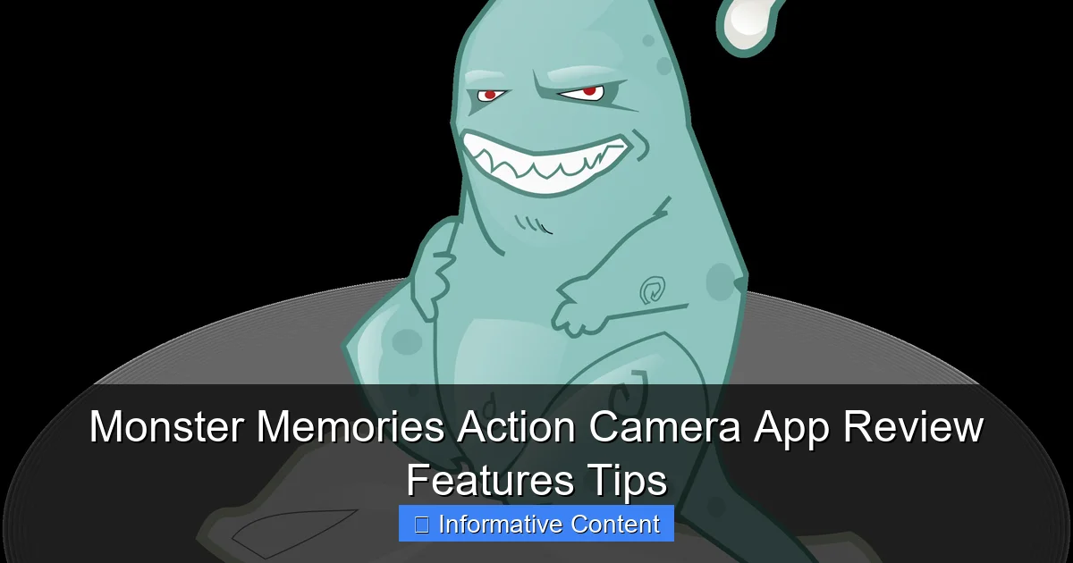 Monster Memories Action Camera App Review Features Tips