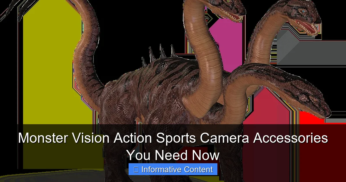 Monster Vision Action Sports Camera Accessories You Need Now
