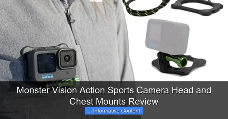 Monster Vision Action Sports Camera Head and Chest Mounts Review