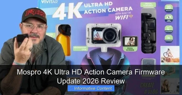 Mospro 4K Ultra HD Action Camera Firmware Update 2026 Review