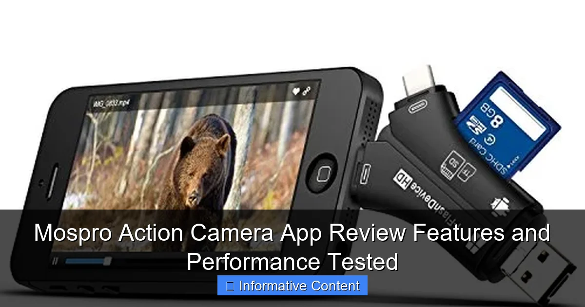 Mospro Action Camera App Review Features and Performance Tested