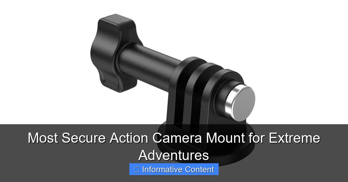 Most Secure Action Camera Mount for Extreme Adventures
