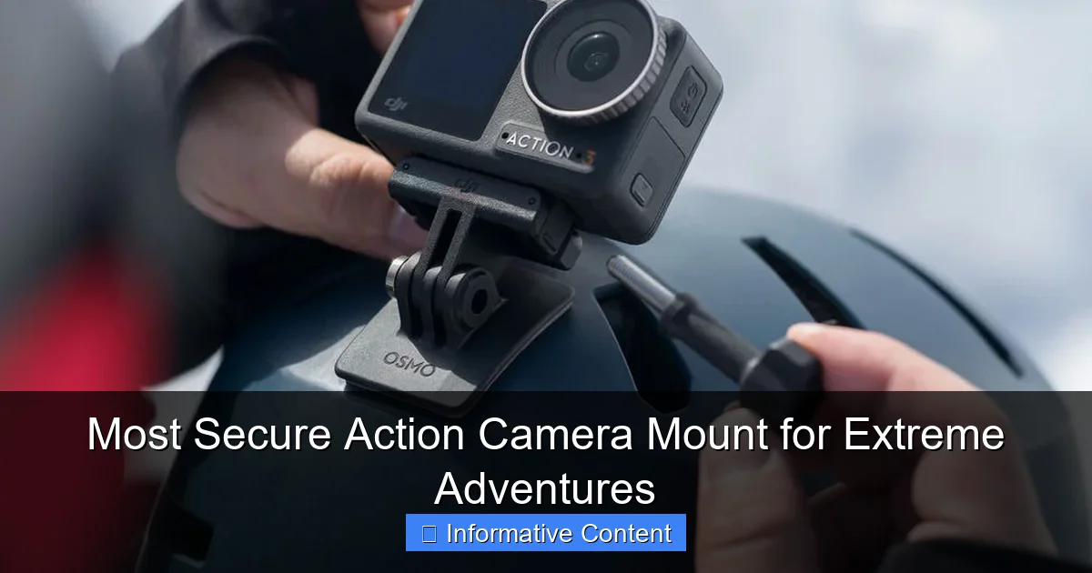 Most Secure Action Camera Mount for Extreme Adventures