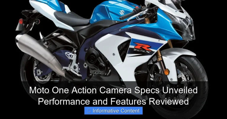 Moto One Action Camera Specs Unveiled Performance and Features Reviewed