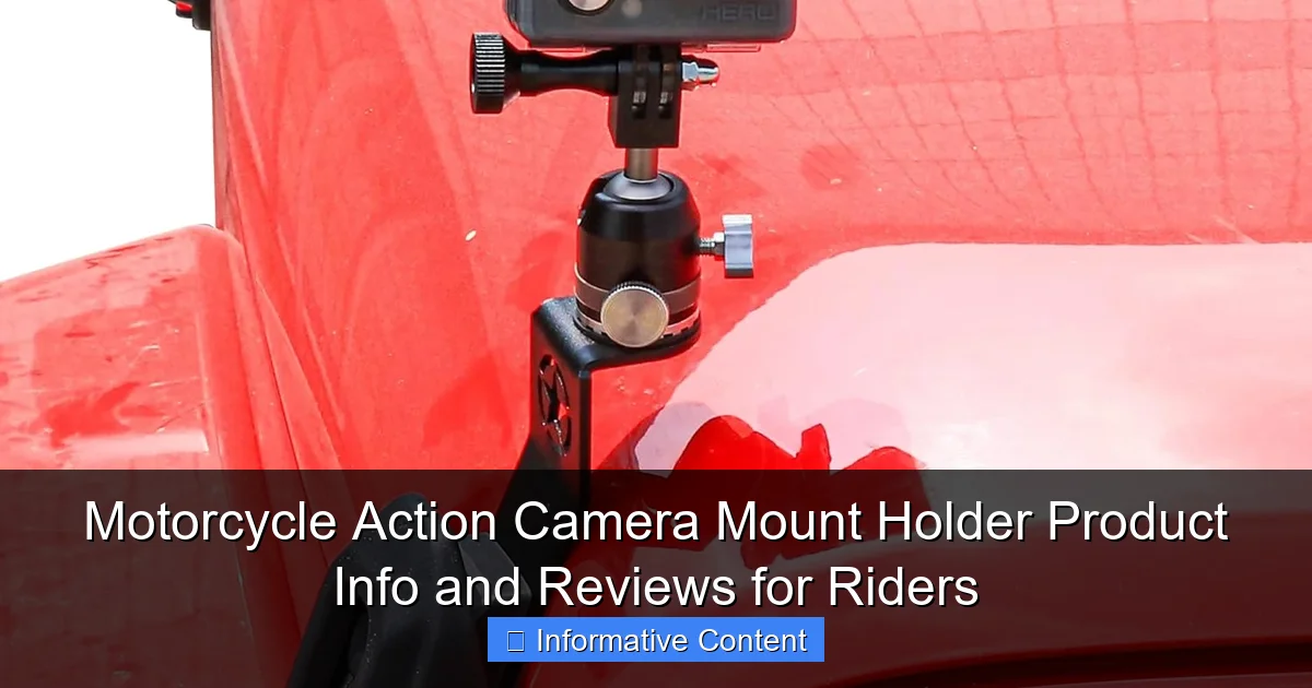 Motorcycle Action Camera Mount Holder Product Info and Reviews for Riders