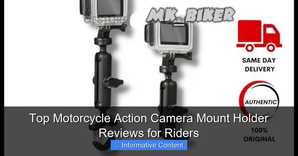 Top Motorcycle Action Camera Mount Holder Reviews for Riders