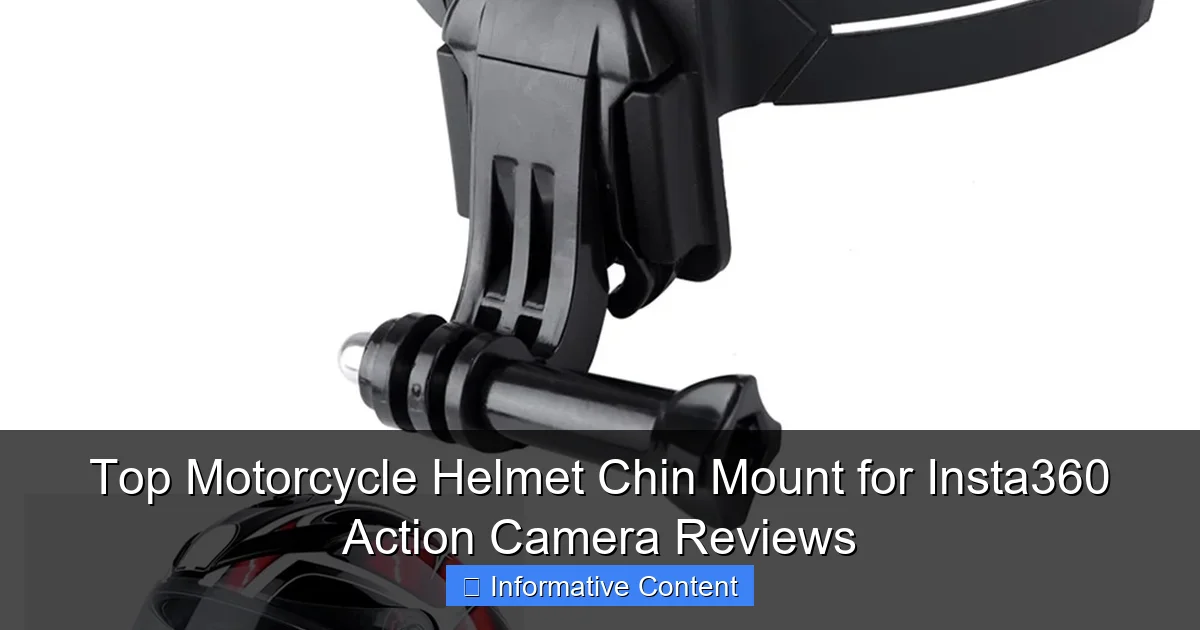 Top Motorcycle Helmet Chin Mount for Insta360 Action Camera Reviews