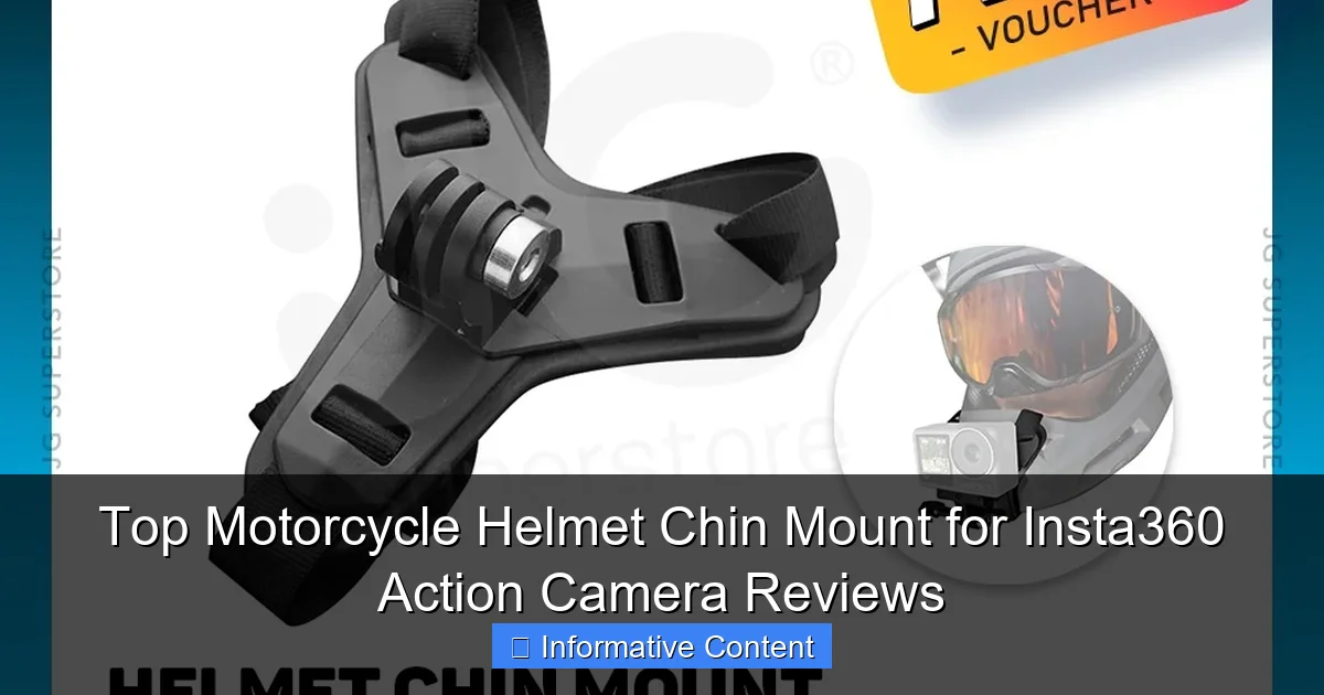 Top Motorcycle Helmet Chin Mount for Insta360 Action Camera Reviews