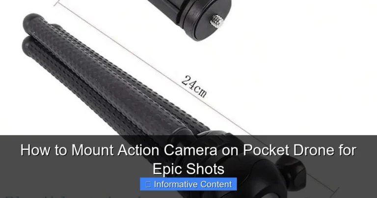 How to Mount Action Camera on Pocket Drone for Epic Shots
