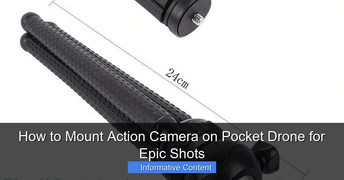 How to Mount Action Camera on Pocket Drone for Epic Shots