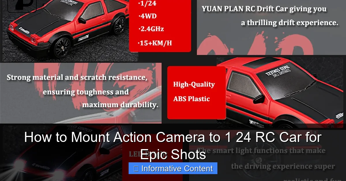 How to Mount Action Camera to 1 24 RC Car for Epic Shots