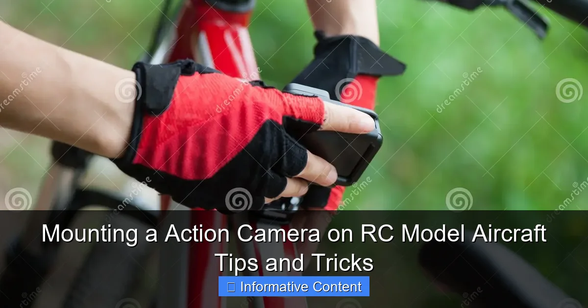 Mounting a Action Camera on RC Model Aircraft Tips and Tricks