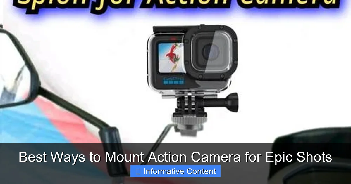 Best Ways to Mount Action Camera for Epic Shots