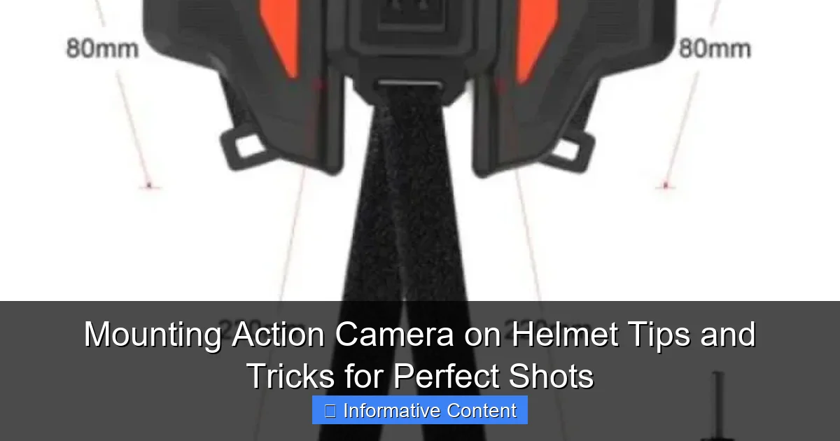 Mounting Action Camera on Helmet Tips and Tricks for Perfect Shots