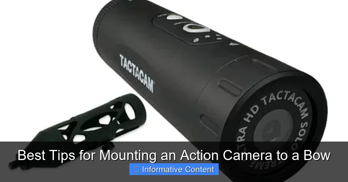Best Tips for Mounting an Action Camera to a Bow