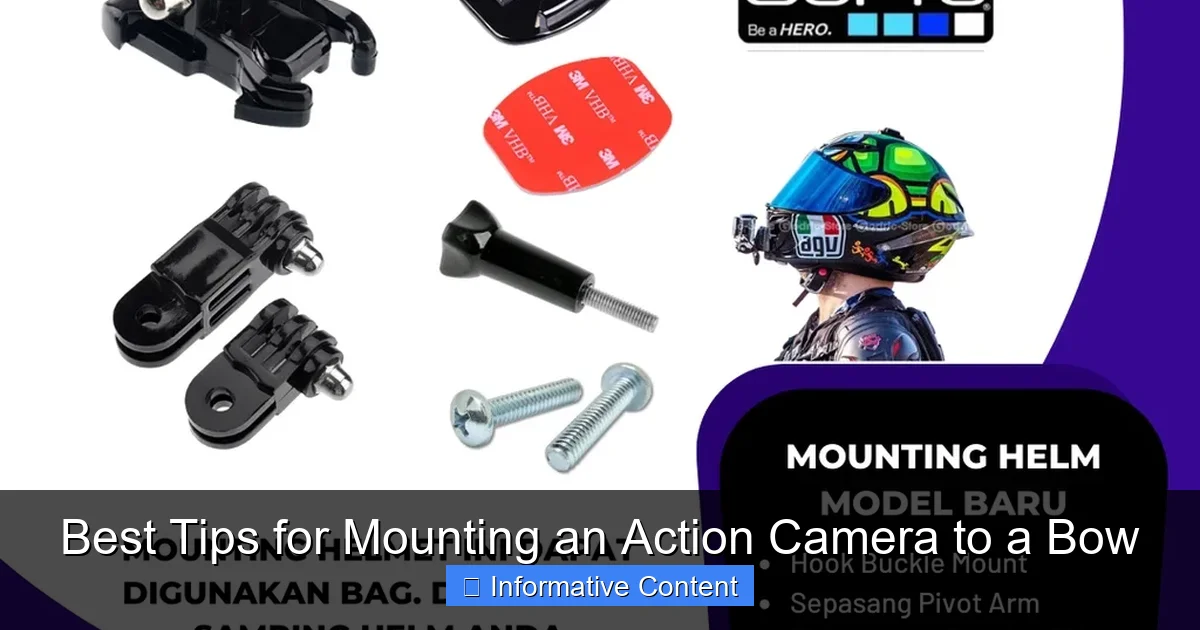 Best Tips for Mounting an Action Camera to a Bow