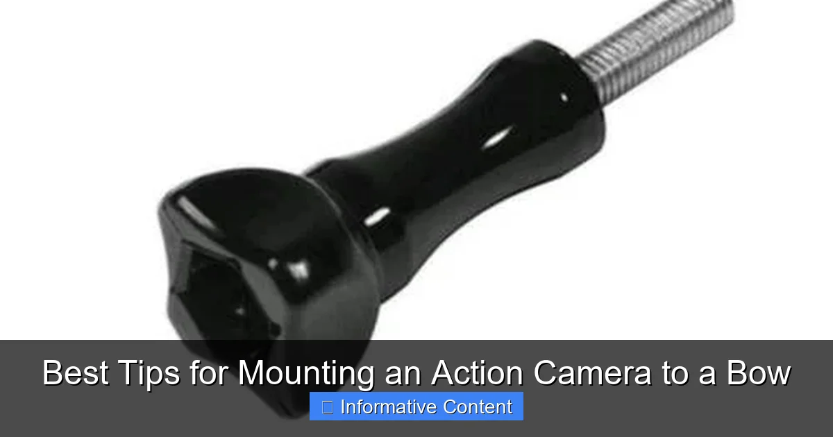 Best Tips for Mounting an Action Camera to a Bow