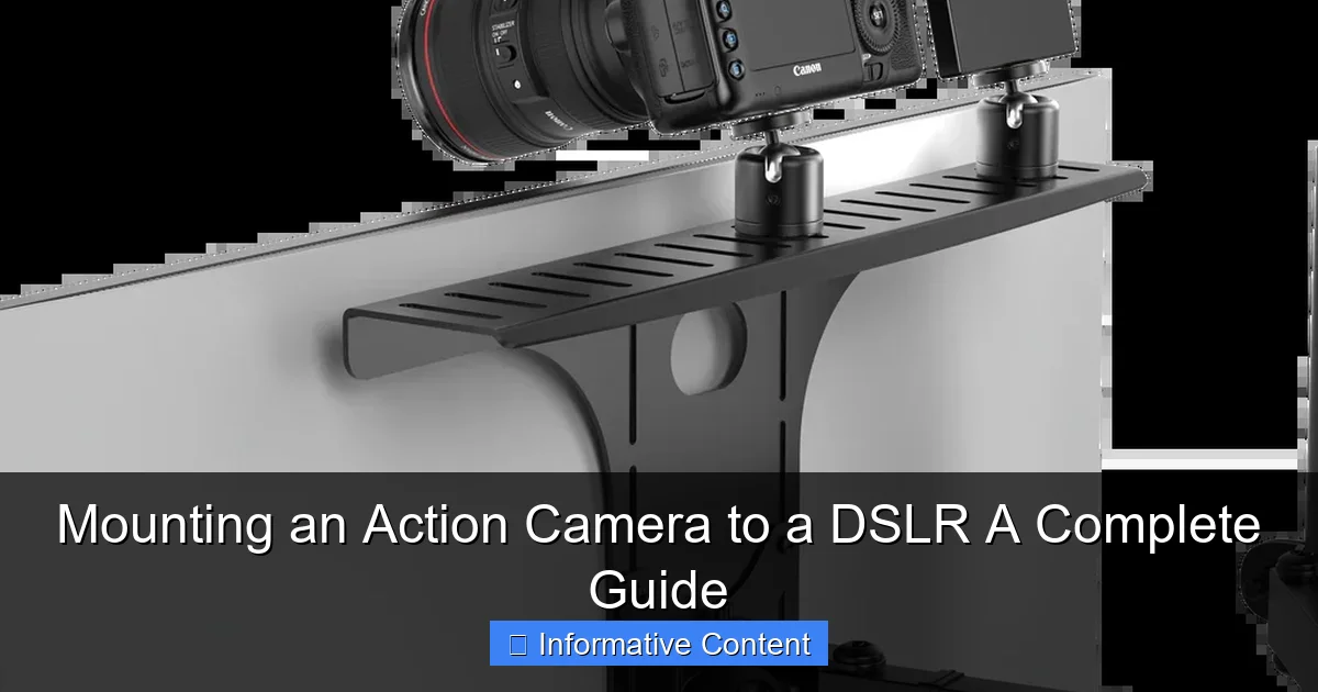 Mounting an Action Camera to a DSLR A Complete Guide