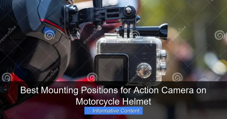 Best Mounting Positions for Action Camera on Motorcycle Helmet