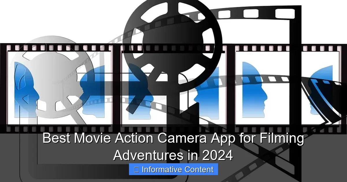 Best Movie Action Camera App for Filming Adventures in 2024