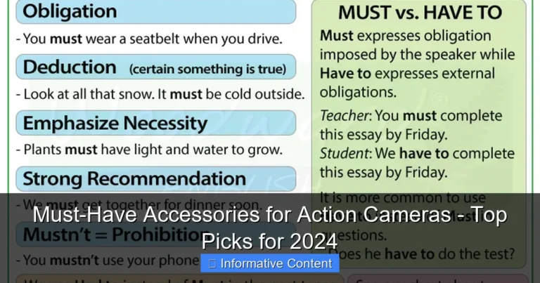 Must-Have Accessories for Action Cameras - Top Picks for 2024