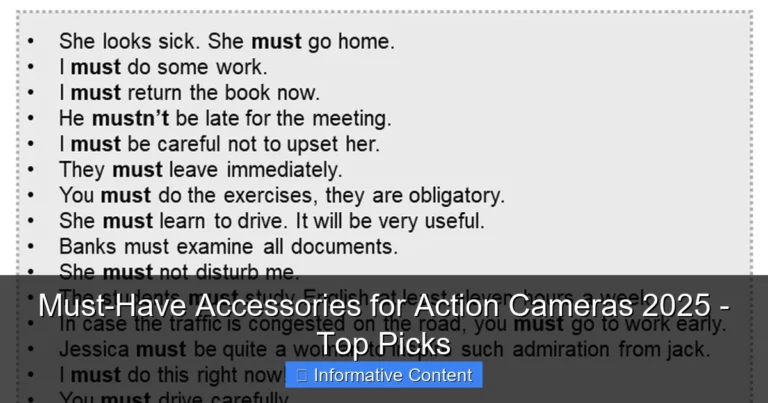 Must-Have Accessories for Action Cameras 2025 - Top Picks