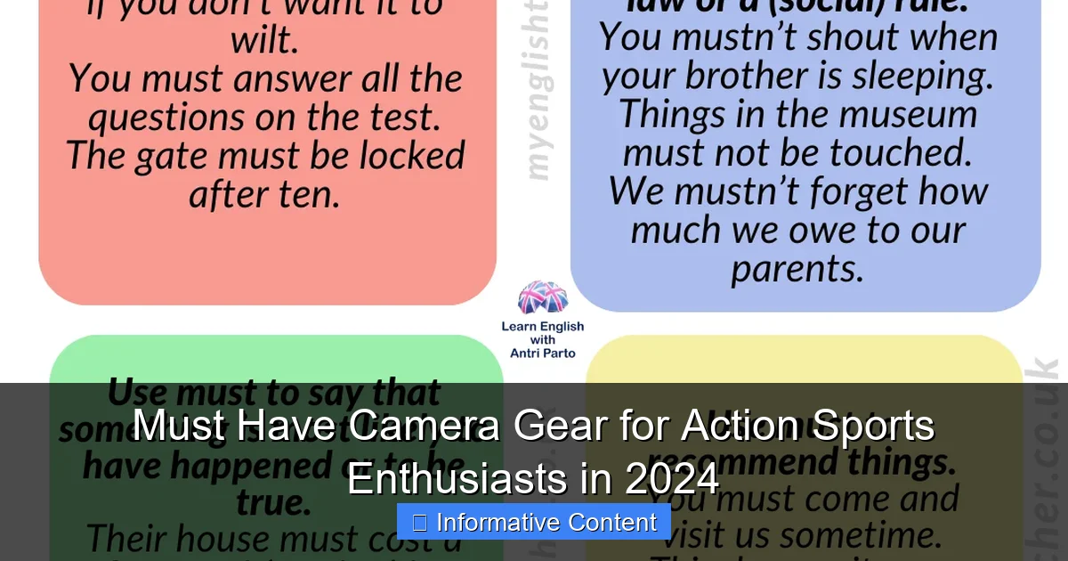 Must Have Camera Gear for Action Sports Enthusiasts in 2024