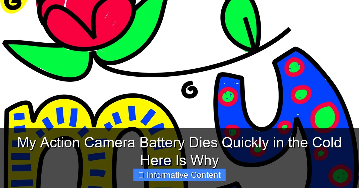 My Action Camera Battery Dies Quickly in the Cold Here Is Why